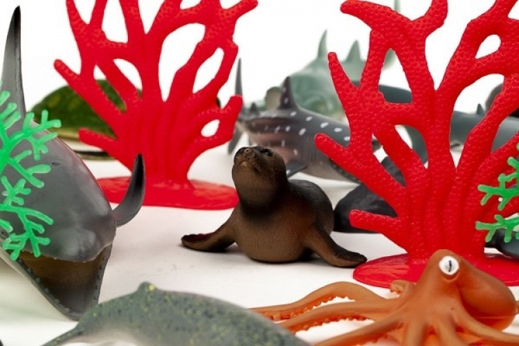 Animal Planet 30st havslevande djur i 3,2L behållare Animal Planet 30st havslevande djur i 3,2L behållare