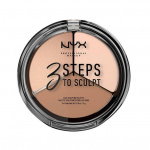 NYX PROF. MAKEUP 3 Steps To Sculpt Face Sculpting Palette - Fair NYX PROF. MAKEUP 3 Steps To Sculpt Face Sculpting Palette - Fair