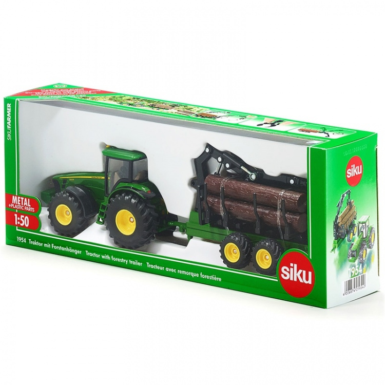 SIKU John Deere Skogstrailer 1:50