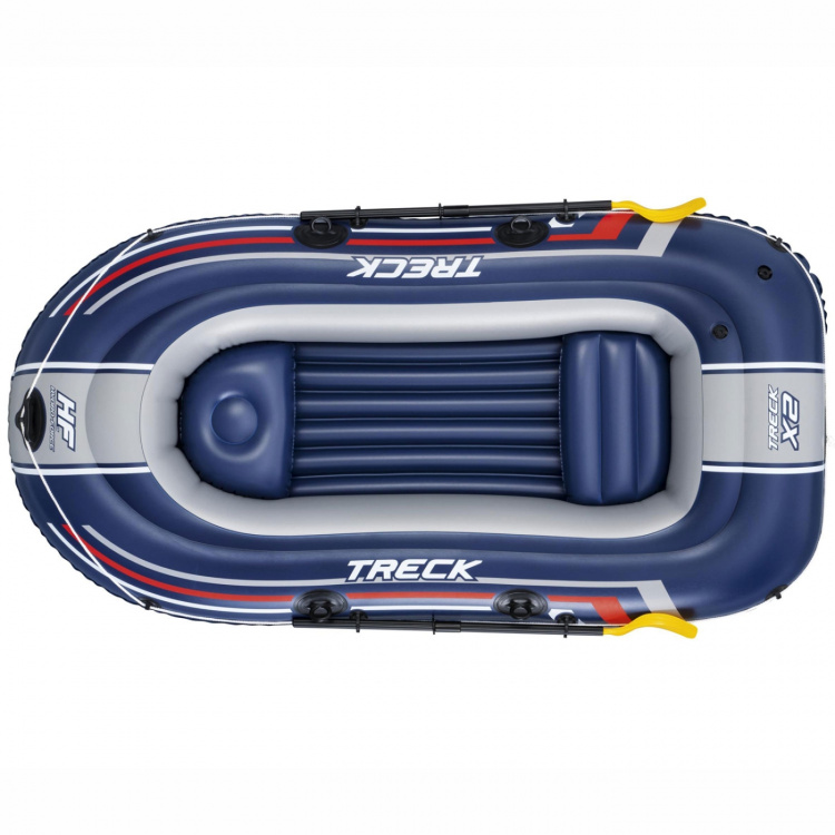 Bestway Uppblåsbar Gummibåt m. Åror