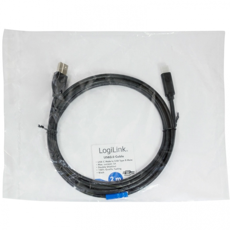 LogiLink USB3.2 Gen1x1 USB-C - USB-B 3.