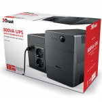 Trust Paxxon 800VA UPS 2st uttag Sch