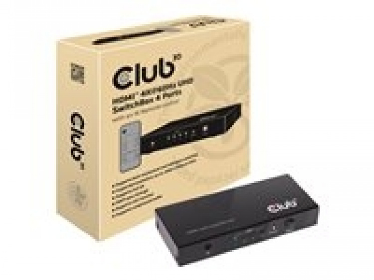CLUB3D HDMI 2.0 UHD SwitchBox 4 Ports