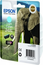 Epson Elephant Singlepack Light Cyan 24XL Claria Photo HD Ink Epson Elephant Singlepack Light Cyan 24XL Claria Photo HD Ink