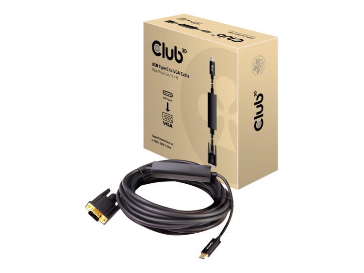 CLUB3D cac-1512 usb C VGA Svart