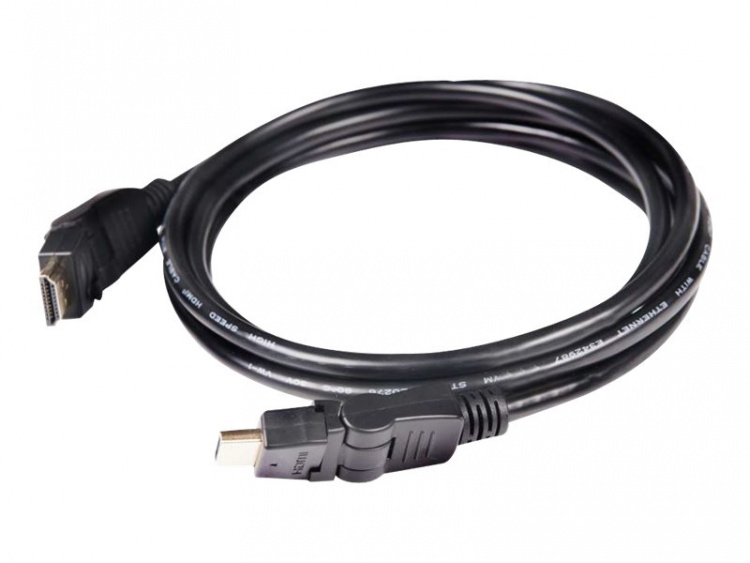 CLUB3D HDMI 2.0 4K60Hz UHD 360 Degree Rotary cable 2m/6.74ft CLUB3D HDMI 2.0 4K60Hz UHD 360 Degree Rotary cable 2m/6.74ft