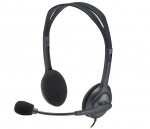Logitech H111 Headset 3,5 mm kontakt Grå