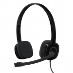 Logitech H151 Headset Huvudband 3,5 mm kontakt Svart Logitech H151 Headset Huvudband 3,5 mm kontakt Svart