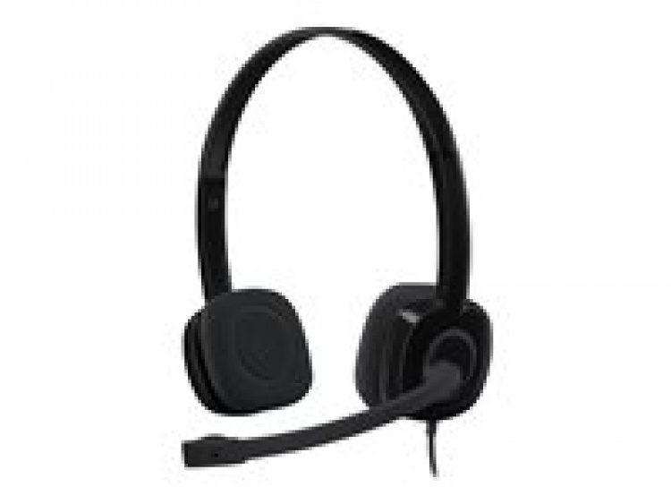 Logitech H151 Headset Huvudband 3,5 mm kontakt Svart Logitech H151 Headset Huvudband 3,5 mm kontakt Svart