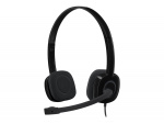 Logitech H151 Headset Huvudband 3,5 mm kontakt Svart Logitech H151 Headset Huvudband 3,5 mm kontakt Svart