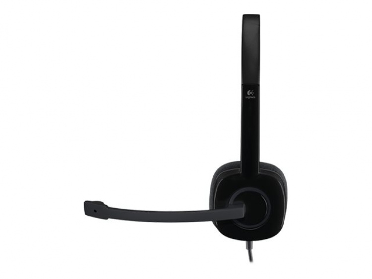 Logitech H151 Headset Huvudband 3,5 mm kontakt Svart Logitech H151 Headset Huvudband 3,5 mm kontakt Svart