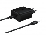 Samsung EP-TA845 Snabbladdare PD 3.0 45W med kabel 1 m, Svart