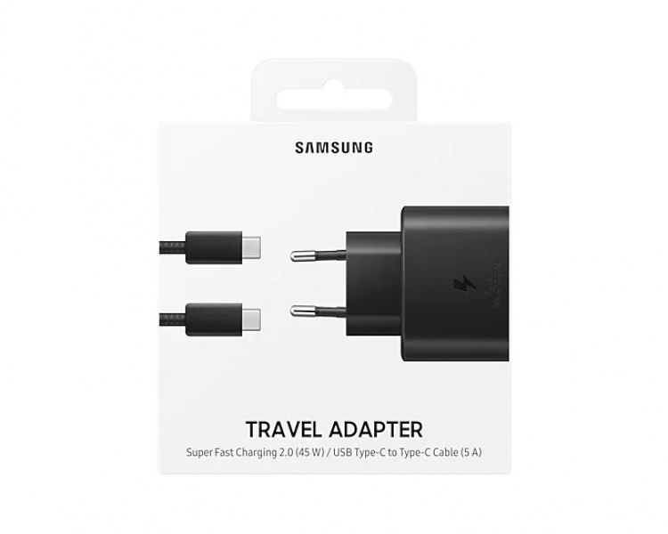 Samsung EP-TA845 Snabbladdare PD 3.0 45W med kabel 1 m, Svart