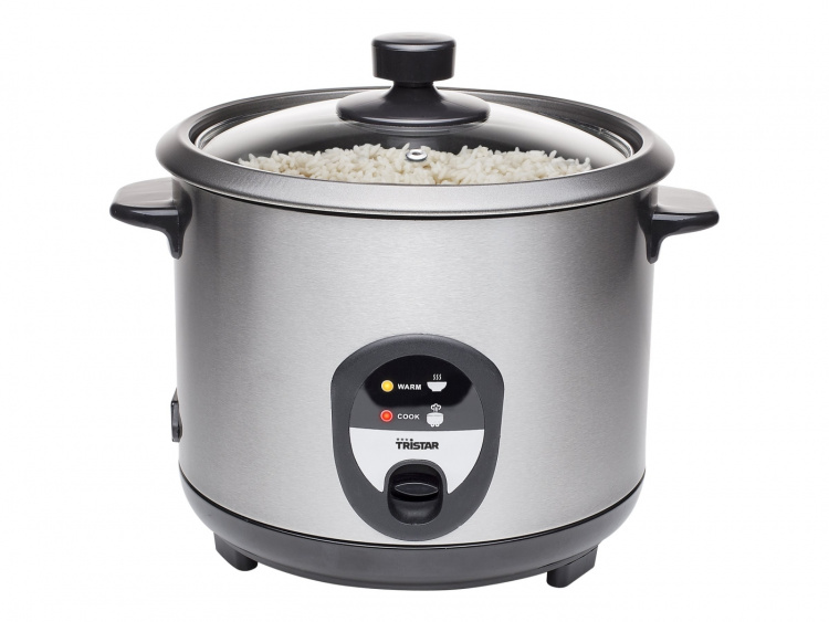 Tristar RK-6127 riskokare 1,5 l 500 W Svart, Rostfritt stål