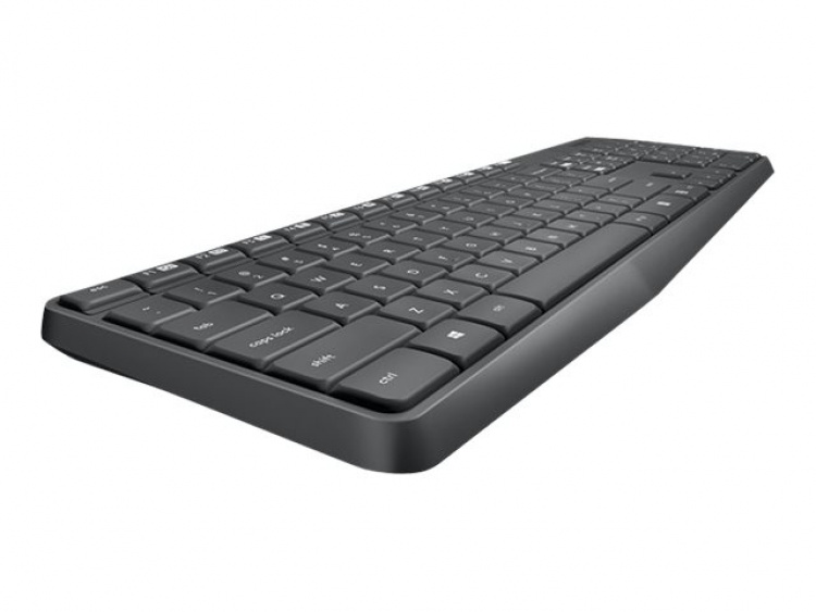 Logitech MK235 Keyboard RF Wireless QWERTY American International Gray