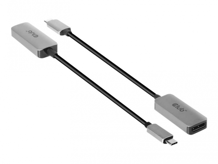 CLUB3D CAC-1567 USB-grafikadapter 7680 x 4320 pixlar Svart, Silver CLUB3D CAC-1567 USB-grafikadapter 7680 x 4320 pixlar Svart, Silver