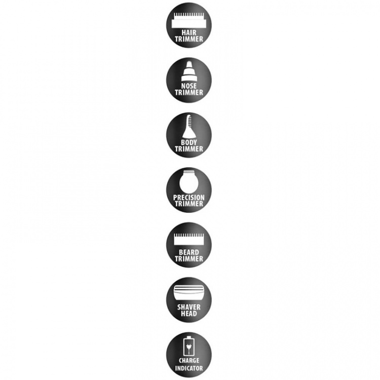 ALPINA Hair Trimmer 6In1 Black