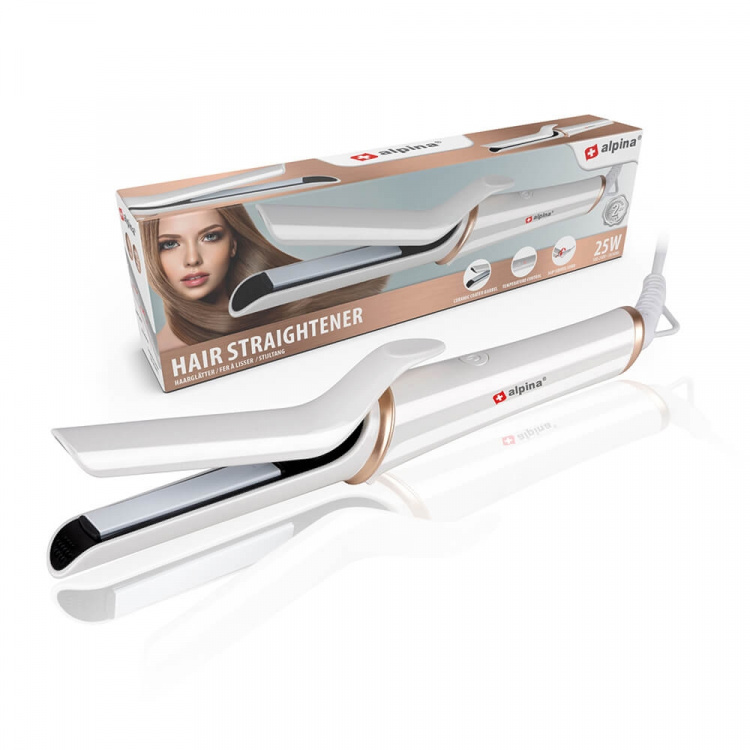 Alpina Hair Straightener White