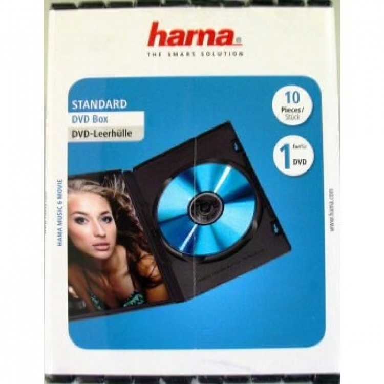 Hama DVD-Box Svart 10-pack