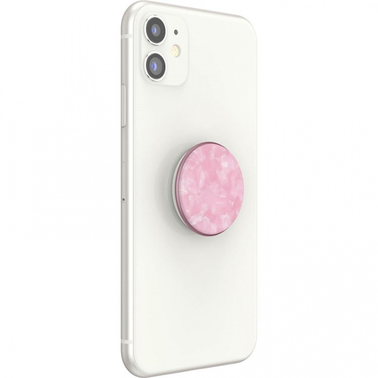 POPSOCKETS Acetate Pink Rose Removable Grip with Standfunction LUXE