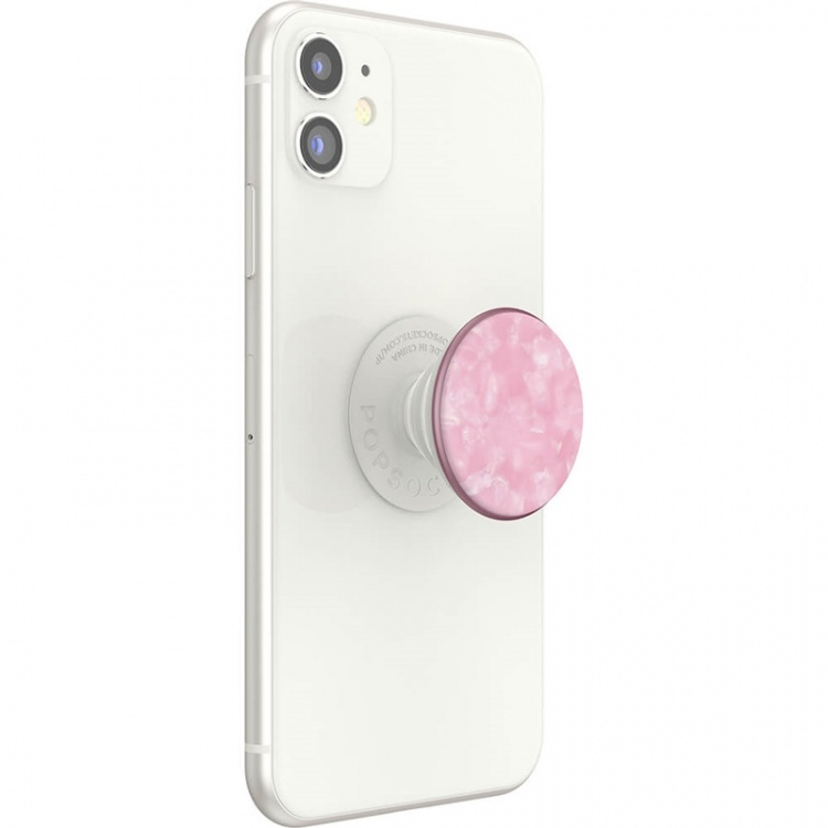 POPSOCKETS Acetate Pink Rose Removable Grip with Standfunction LUXE