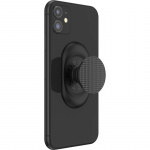 PopSockets Pocketable Knurled Black Removable Grip with Standfunction