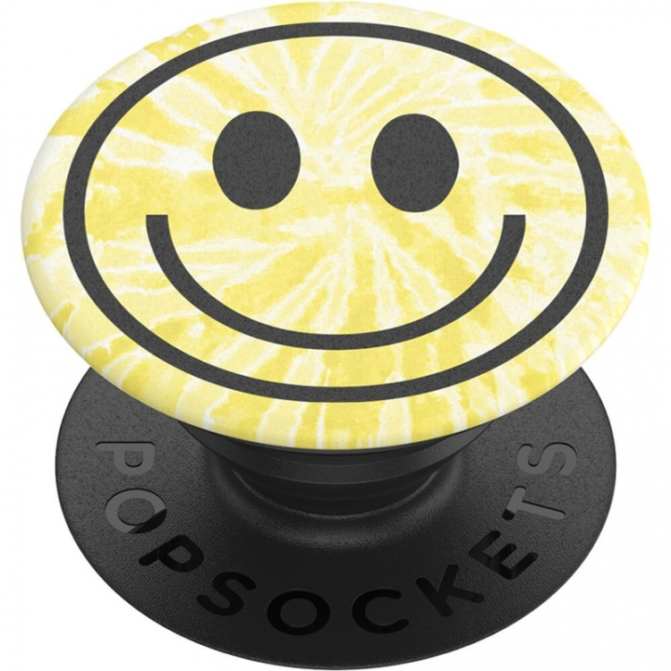 POPSOCKETS Tie Dye Smiley Removable Grip with Standfunction POPSOCKETS Tie Dye Smiley Removable Grip with Standfunction