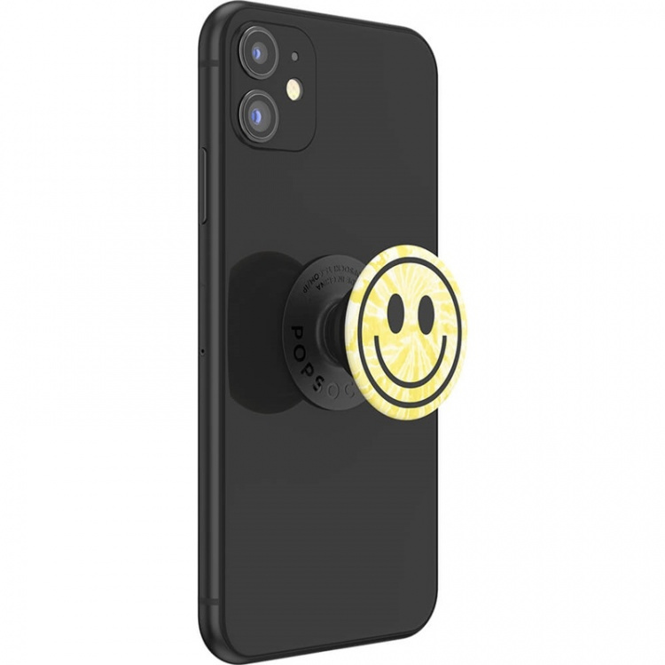 POPSOCKETS Tie Dye Smiley Removable Grip with Standfunction POPSOCKETS Tie Dye Smiley Removable Grip with Standfunction