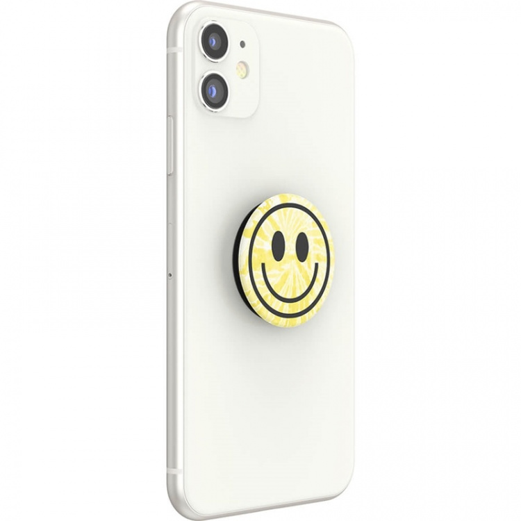 POPSOCKETS Tie Dye Smiley Removable Grip with Standfunction POPSOCKETS Tie Dye Smiley Removable Grip with Standfunction