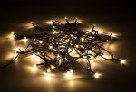 Light chain, 10 m, 80 LED, transformator, outdoor, ww