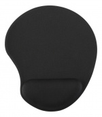 DELTACO OFFICE Gel mouse pad, black DELTACO OFFICE Gel mouse pad, black