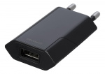 DELTACO USB wall charger, 1x USB-A, 1 A, 5 W, black