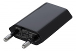 DELTACO USB wall charger, 1x USB-A, 1 A, 5 W, black