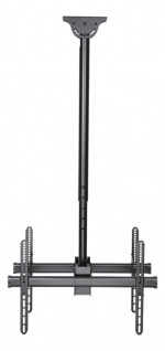 DELTACO OFFICE Telescopic back-to-back LED/LCD ceiling mount, 37-70