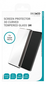 DELTACO screen protector for Huawei P40 Pro, 2.5D glass, full screen