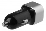 DELTACO USB car charger, 2x USB-A, 2,4 A, total 17 W DELTACO USB car charger, 2x USB-A, 2,4 A, total 17 W