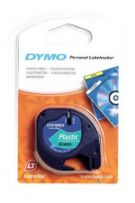 DYMO LetraTAG plasttejp, grön, 12mm, 4m (91224) DYMO LetraTAG plasttejp, grön, 12mm, 4m (91224)