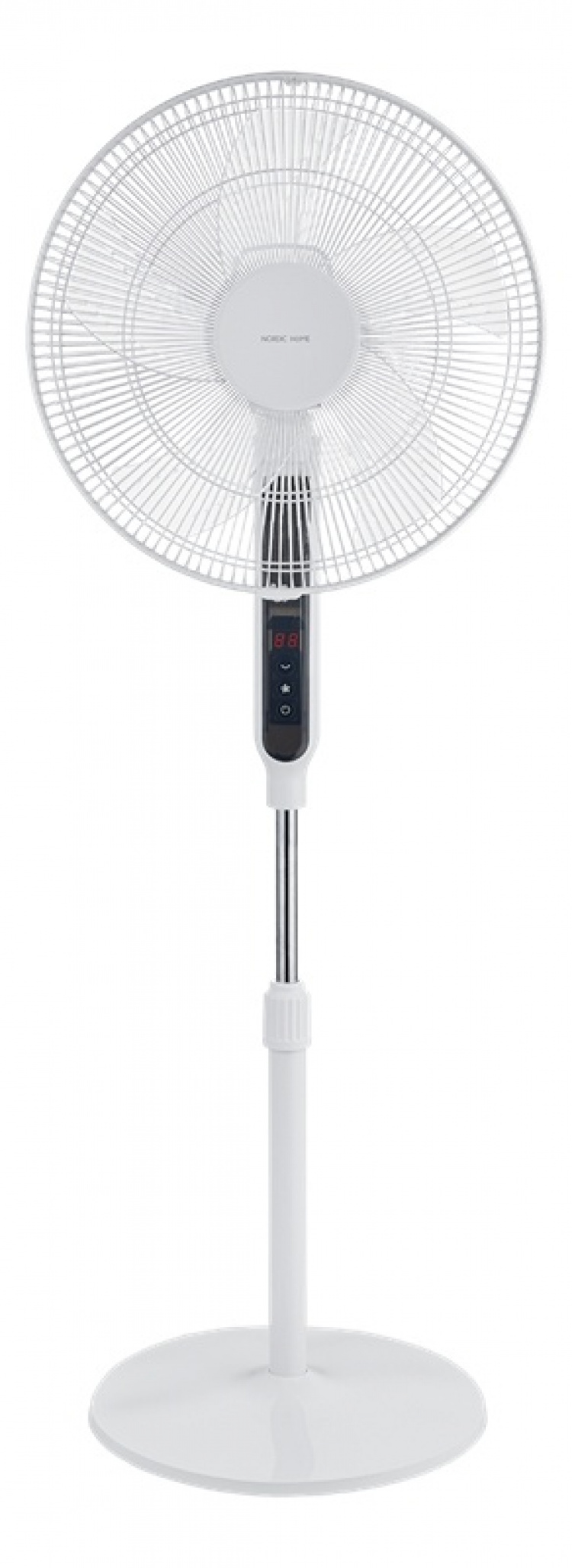 Nordic Home Floor fan with remote control, 40 cm, low noise level, tim Nordic Home Floor fan with remote control, 40 cm, low noise level, tim