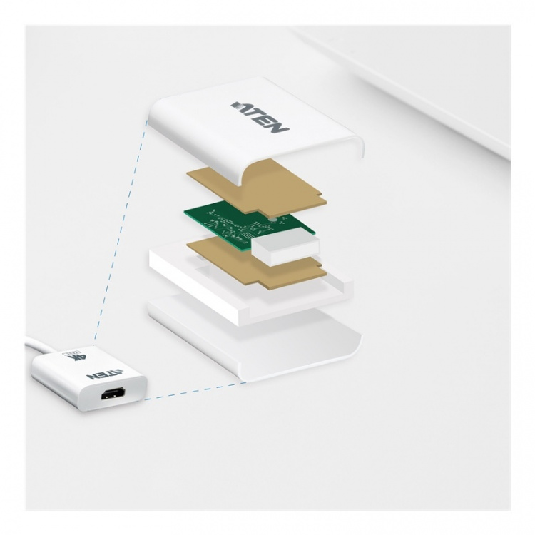 ATEN DisplayPort to True 4K HDMI Active Adapt