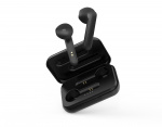 STREETZ True Wireless Stereo earbuds with charging case, semi-in-ear,