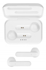 STREETZ True Wireless Stereo earbuds with charging case, semi-in-ear,