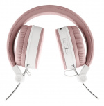 STREETZ Foldable on-ear BT headset, 3.5 mm, pink STREETZ Foldable on-ear BT headset, 3.5 mm, pink