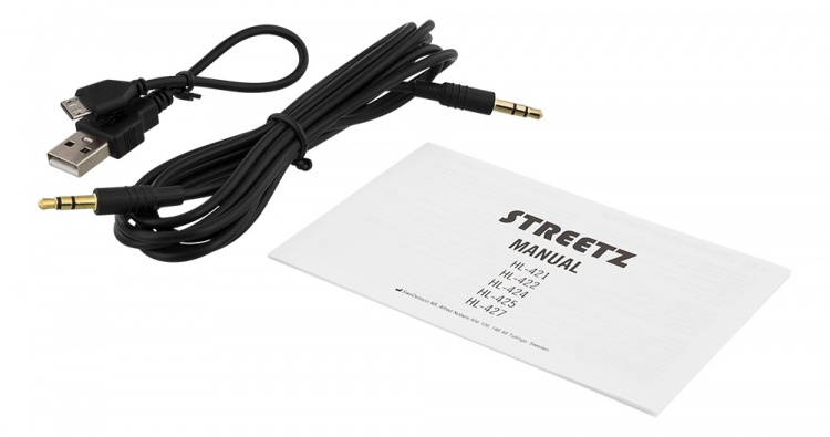 STREETZ Foldable on-ear BT headset, 3.5 mm, blackSTREETZ Foldable on-e STREETZ Foldable on-ear BT headset, 3.5 mm, blackSTREETZ Foldable on-e