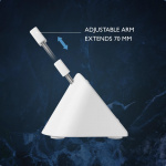 White Line mousebungee, white