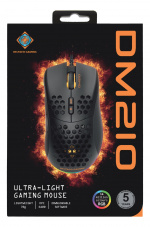 DELTACO GAMING DM210 lightweight gaming mouse, RGB, black DELTACO GAMING DM210 lightweight gaming mouse, RGB, black