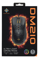 DELTACO GAMING DM210 lightweight gaming mouse, RGB, black DELTACO GAMING DM210 lightweight gaming mouse, RGB, black