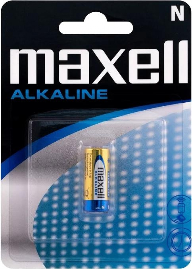 Maxell batterier, SN (LR1), Alkaline, 1,5V, 1-pack
