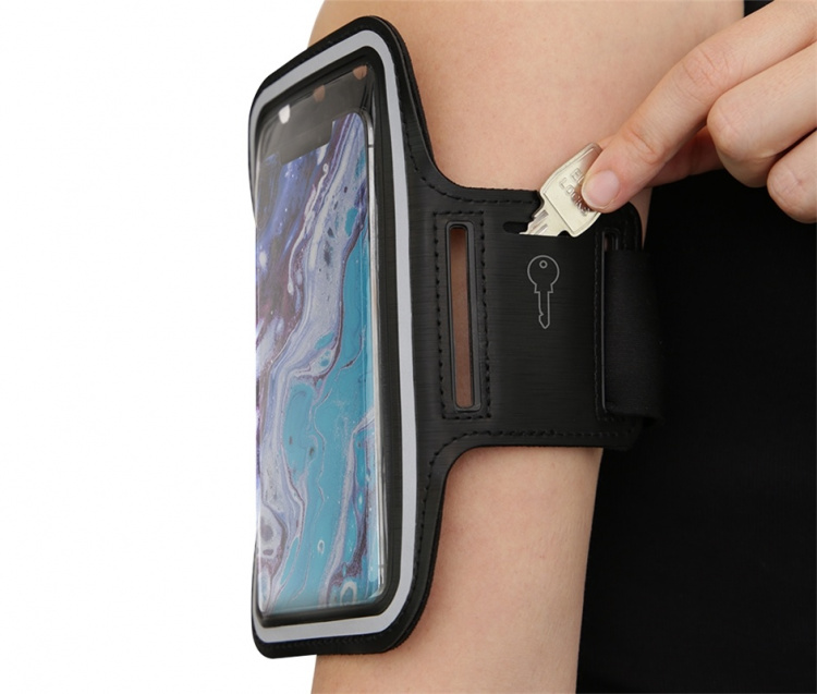 STREETZ Sport armband, reflective, fits up to most 6.5