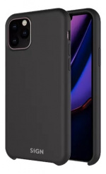 SiGN Liquid Silicone Case for iPhone 12 Pro Max, black