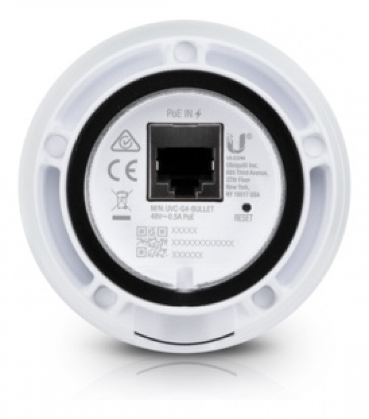 Ubiquiti UniFi G4 kamera, 1440p, inomhus/utomhus, 802.3af PoE, IR, vit